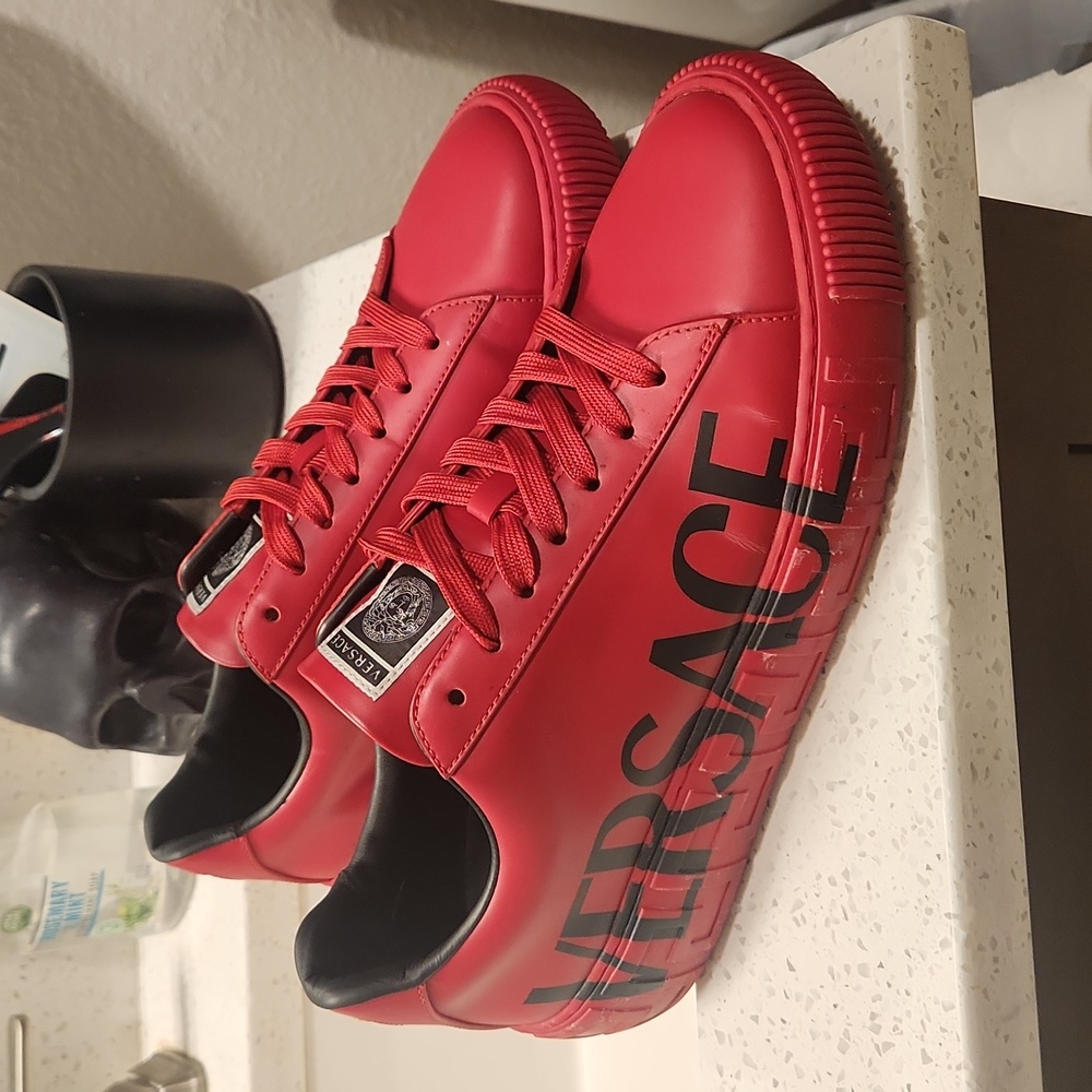 Versace leather shoes